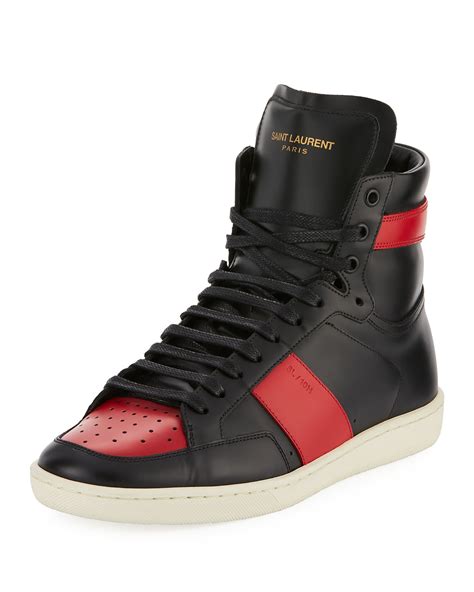 mens ysl sneakers|yves saint laurent sneakers men's.